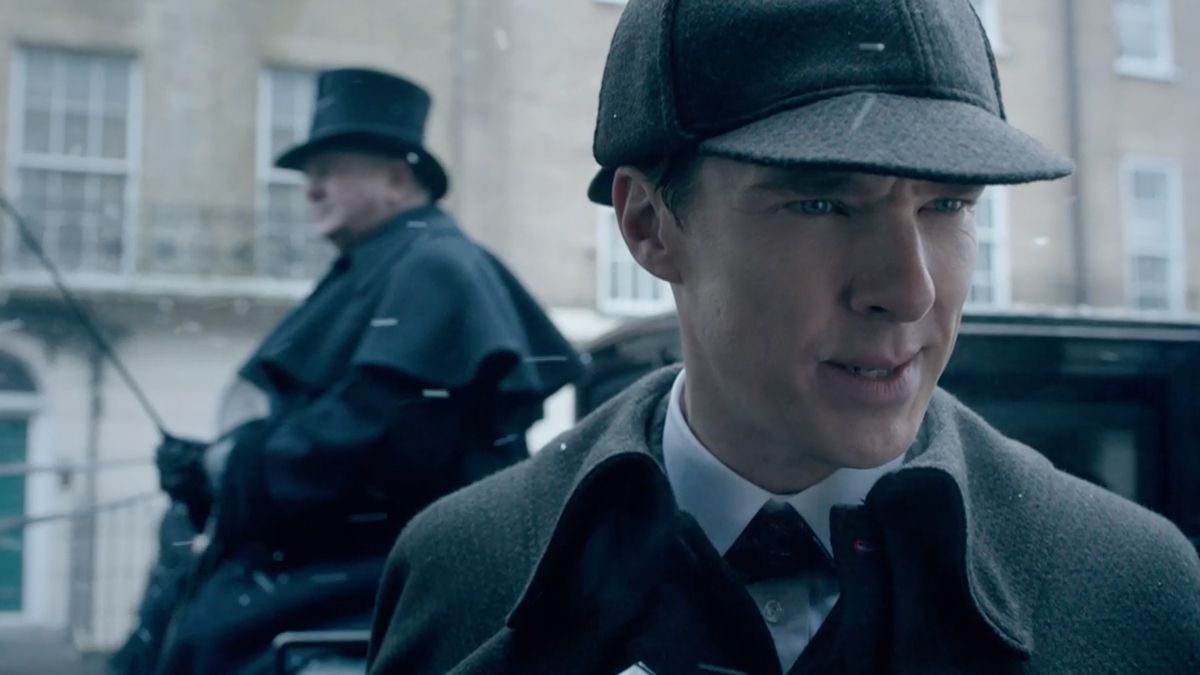 Sherlock in an old-timey hat