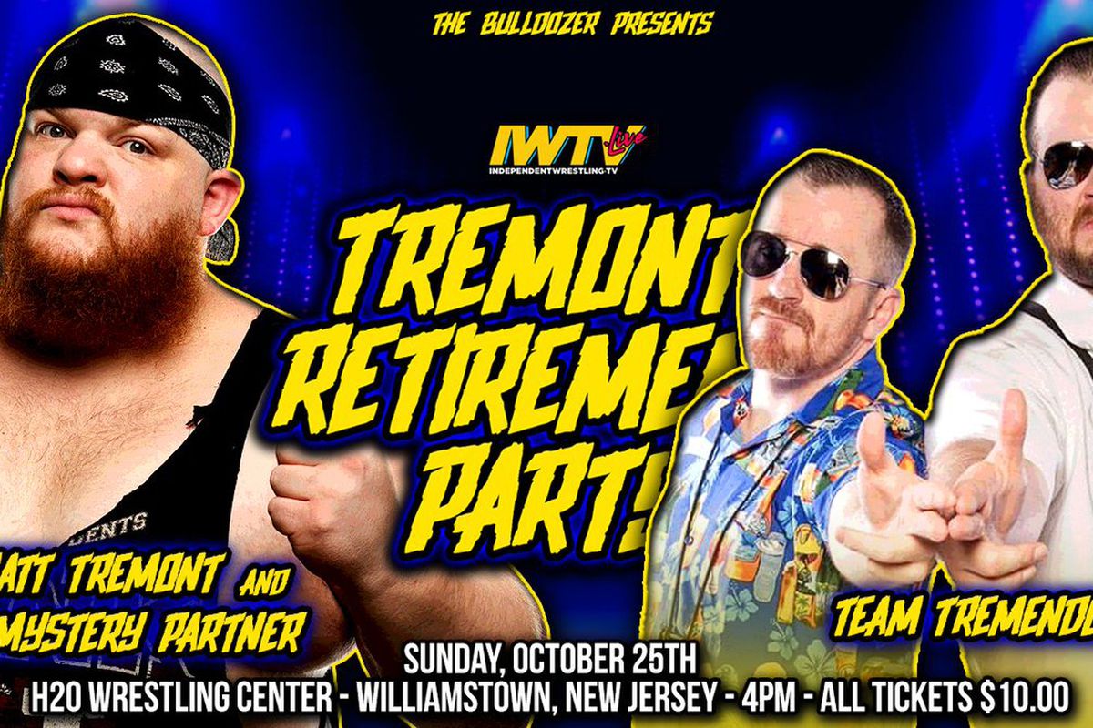 Match graphic for Matt Tremont and a mystery partner vs. Team Tremendous