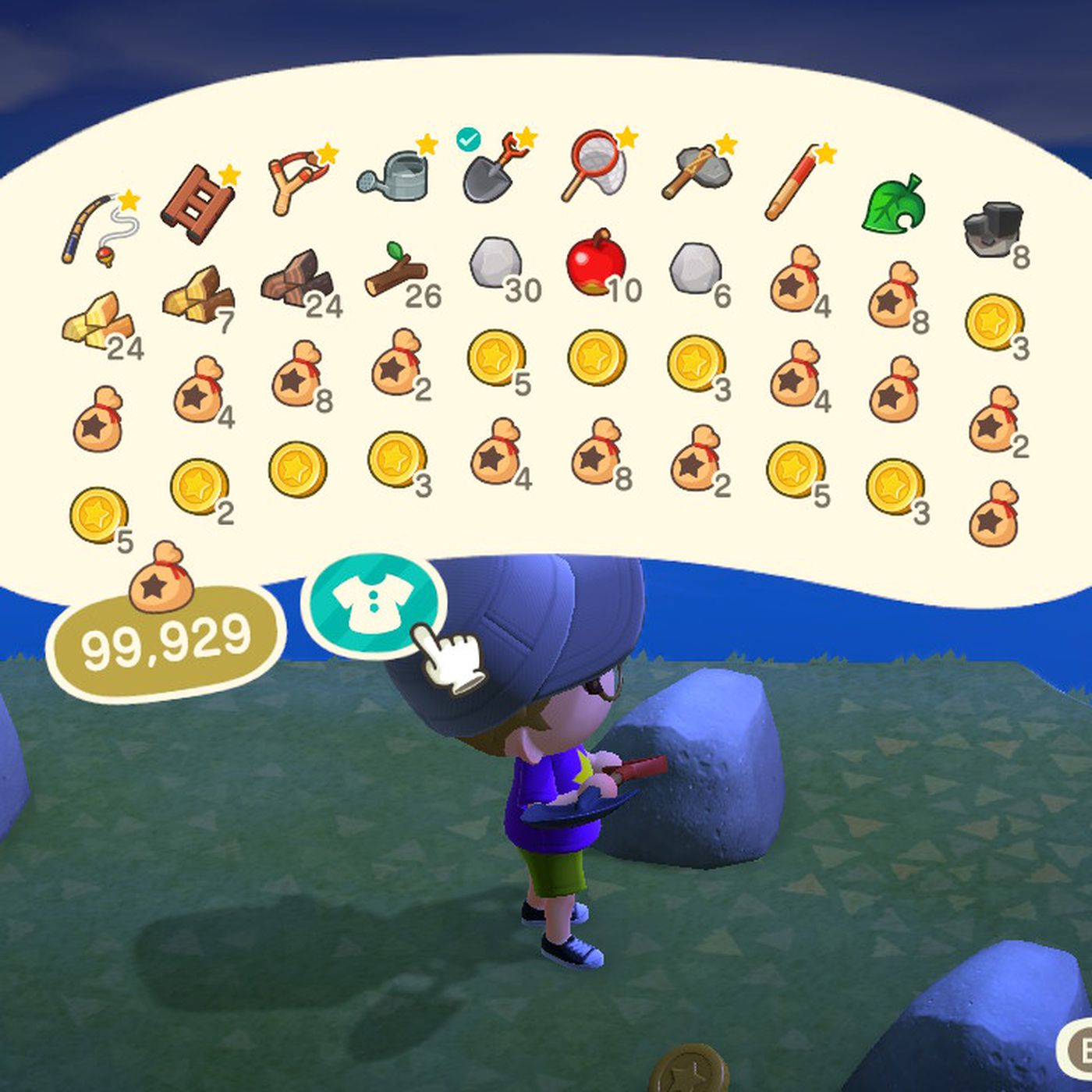Animal Crossing inventory space – how to increase - Polygon
