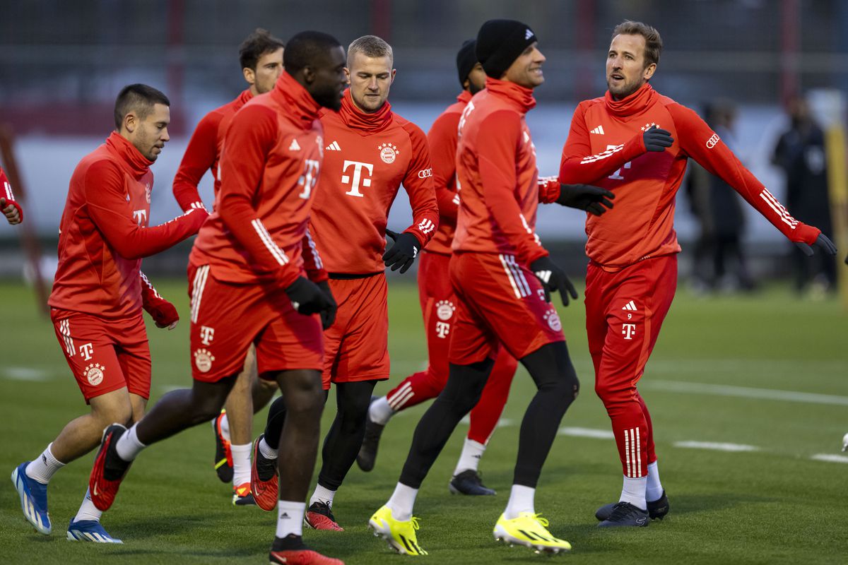 Start of training at FC Bayern Munich