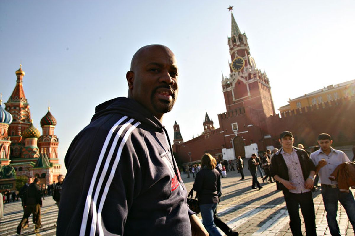 Billy King in Red Square (Dmitry Beliakov)