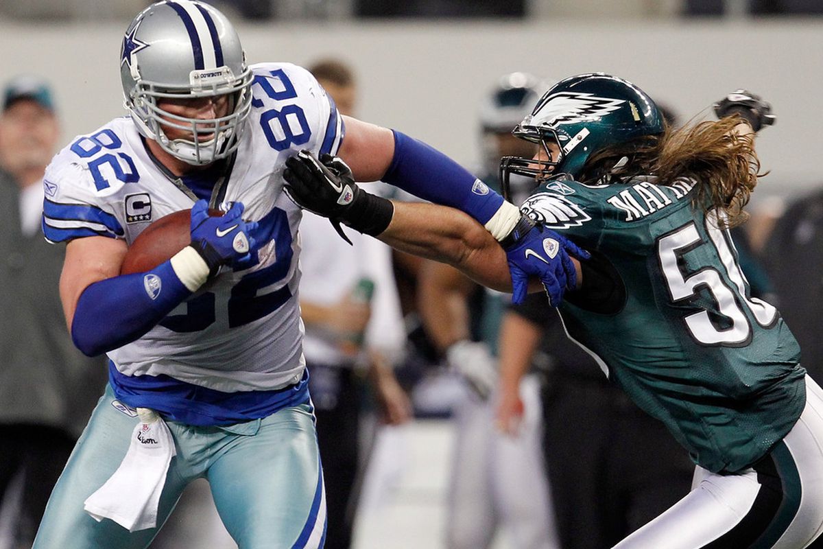 "It's not the <strike>hair</strike> stats that make the man," said Witten, "it's the man that makes the stats."