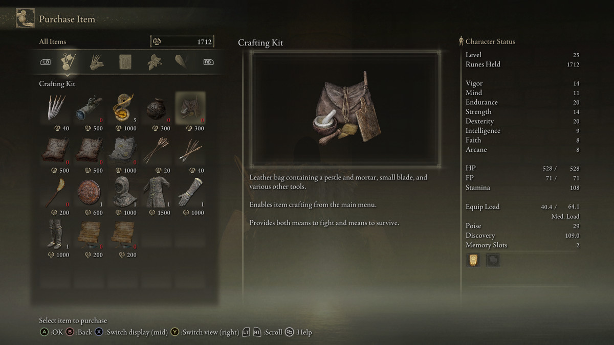 Elden Ring guide: Crafting, cookbooks, and crafting materials 