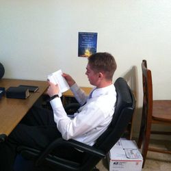 Elder Conner Toolson said he didn't read much before his mission, but now he loves it. Elder Toolson, a former Lone Peak High basketball player, is serving in the Texas Fort Worth Mission.