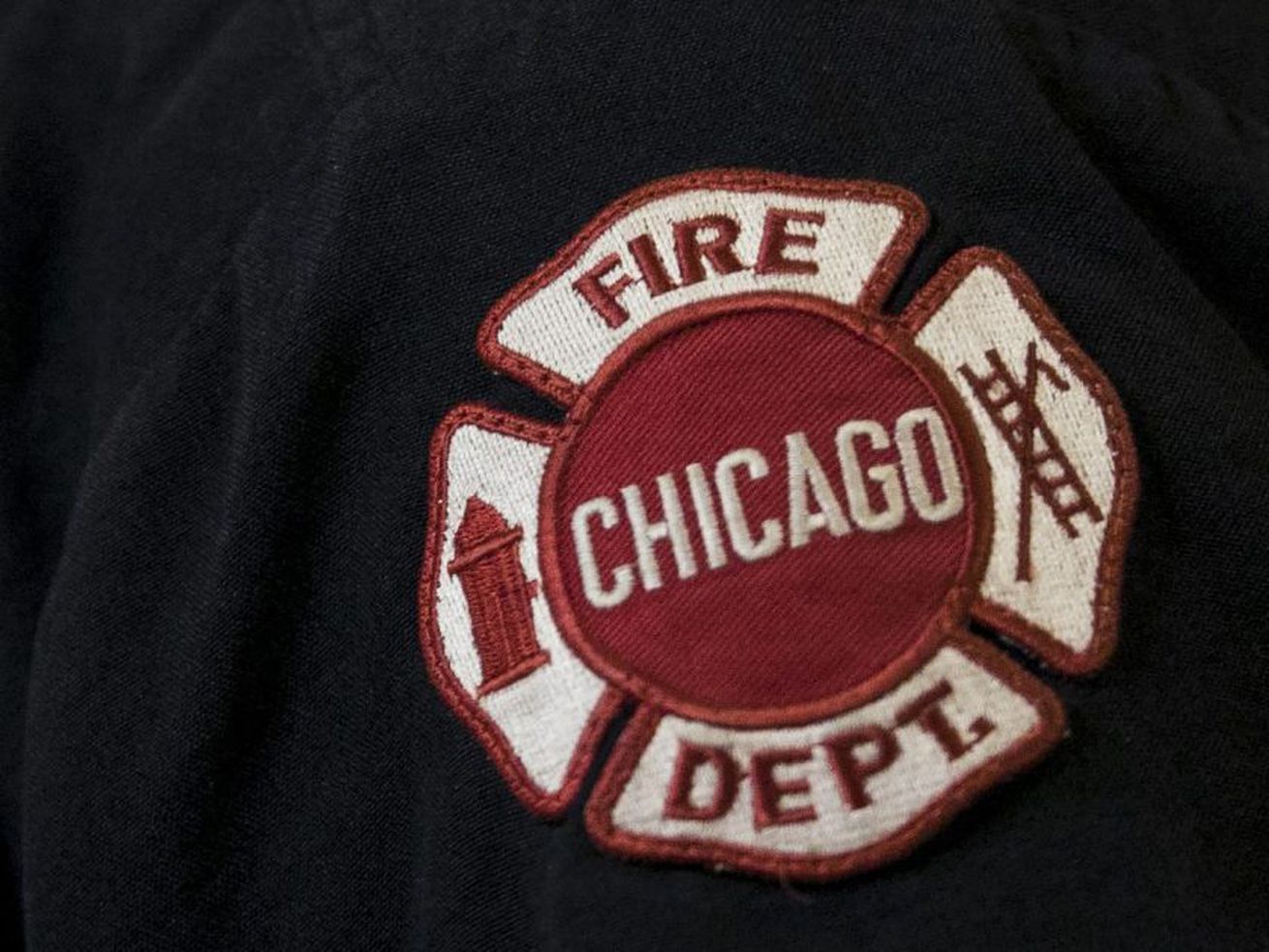 A Chicago Fire Department badge