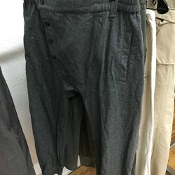 Men’s sample pants, $70