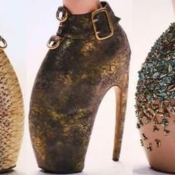 Alexander McQueen Armadillo heels
