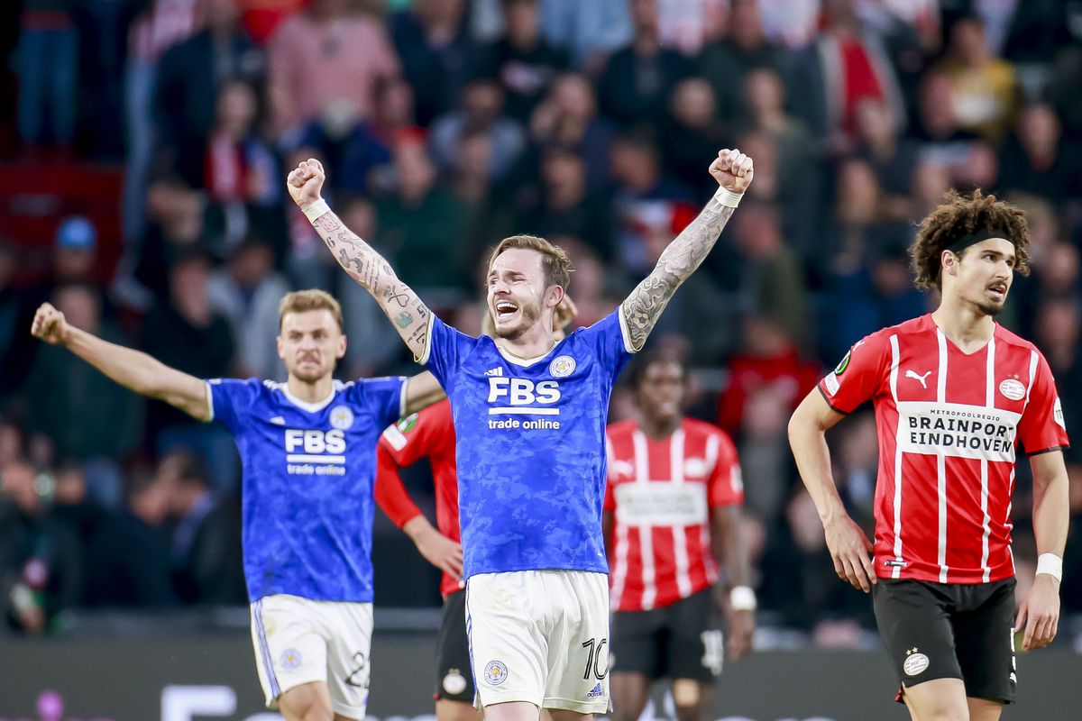 PSV Eindhoven v Leicester City: Quarter Final Leg Two - UEFA Europa Conference League