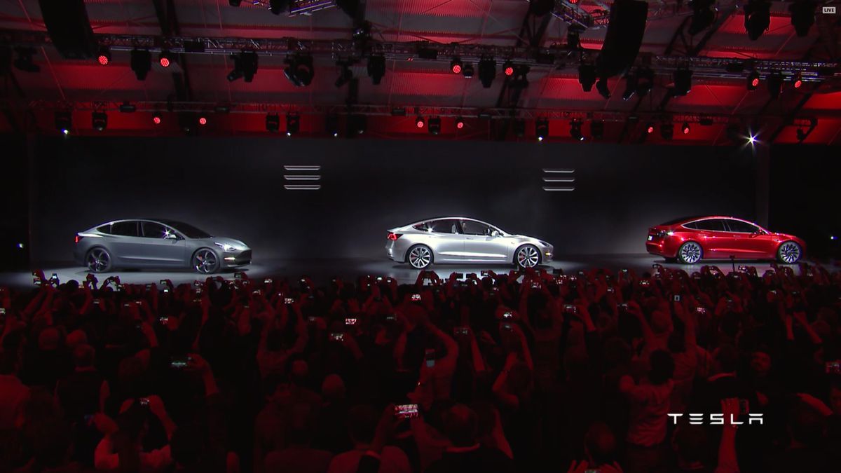 Tesla Model 3 Stream Launch