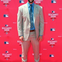 Clayton Kershaw at the MLB Red Carpet Show.