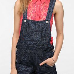 <b>Levi’s</b> laser printed overall short, $78 at <a href="http://www.urbanoutfitters.com/urban/catalog/productdetail.jsp?id=26554196">Urban Outfitters</a>