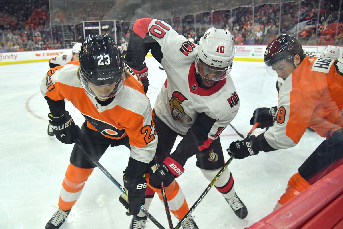 NHL: Ottawa Senators at Philadelphia Flyers