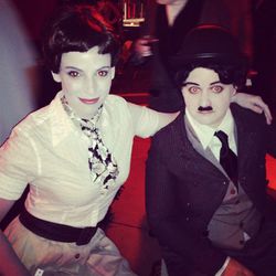 Charlie Chaplin in the house.