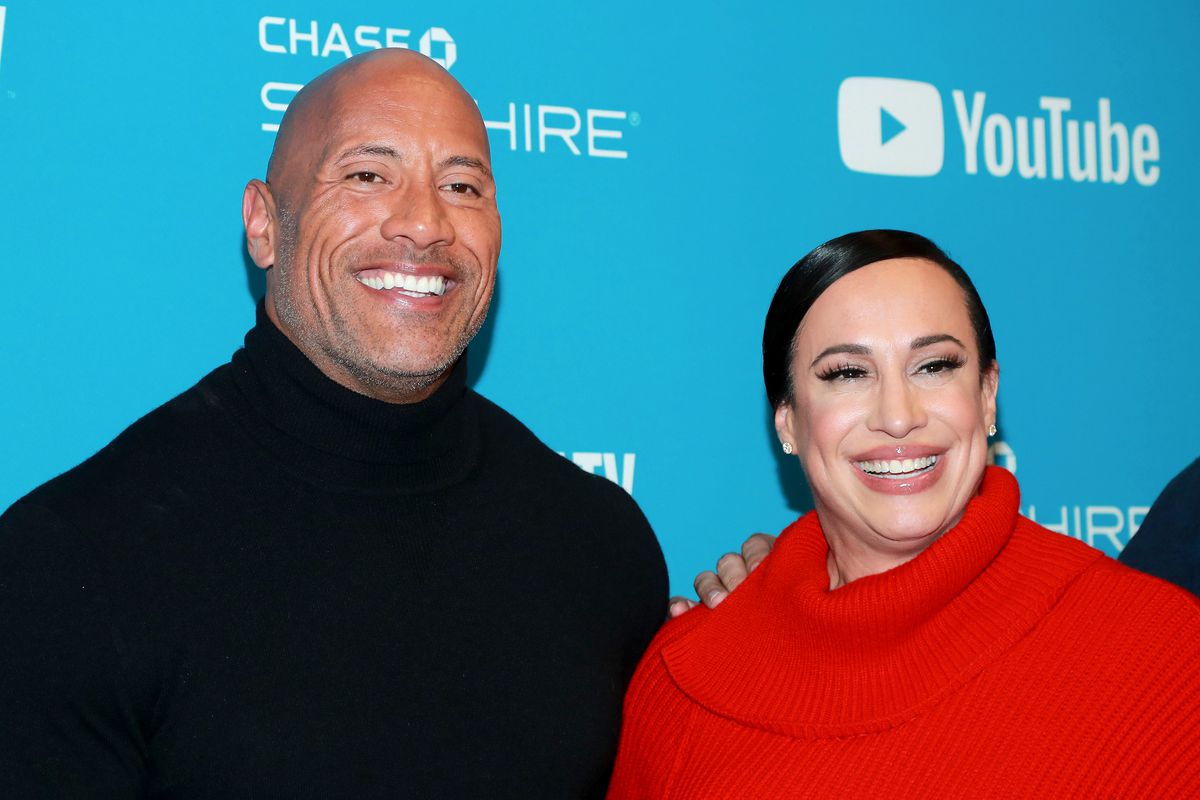 PARK CITY, UT - JANUARY 28: Dwayne Johnson (L) and Dany Garcia attend the Surprise Screening Of “Fighting With My Family” during the 2019 Sundance Film Festival at The Ray on January 28, 2019 in Park City, Utah.