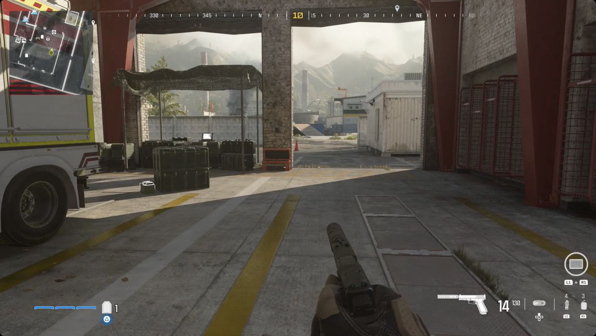 Call of Duty: Modern Warfare 3 screenshot with the Snapshot Pulse location marked.