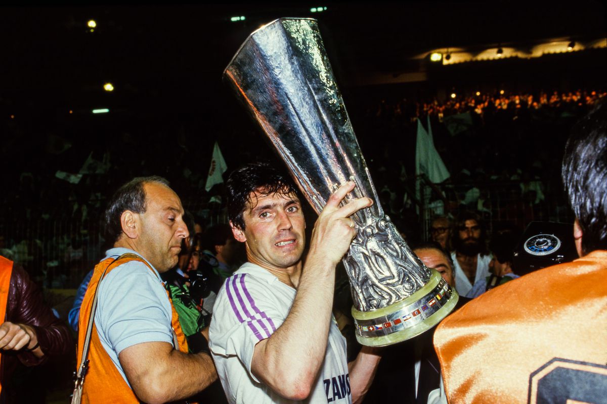 Real Madrid v Videoton - UEFA Cup Final, second leg 1985
