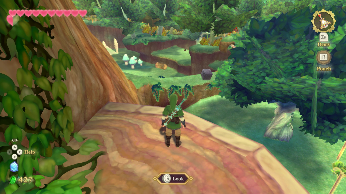 A Goddess Cube in The Legend of Zelda: Skyward Sword HD