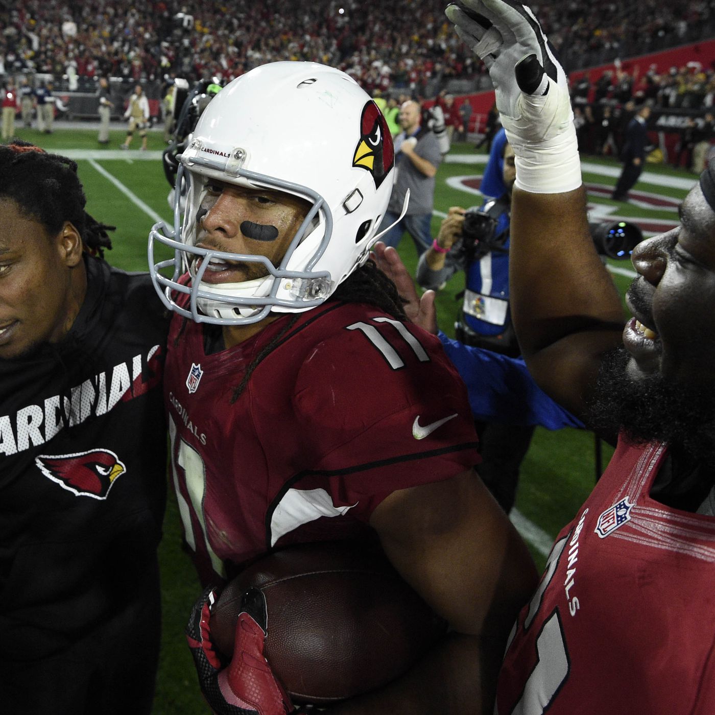 Should Larry Fitzgerald, already a lock for Ring of Honor and Hall of Fame,  be in the Ring now? - Revenge of the Birds