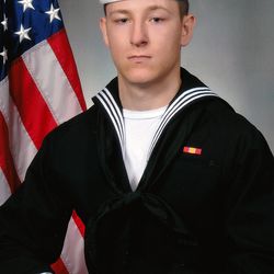In this undated photo released by the U.S. Navy shows Electronics Technician 3rd Class Kenneth Aaron Smith from Cherry Hill, N.J. Smith, 22, was stationed aboard USS John S. McCain when it collided with an oil tanker near Singapore on Monday, Aug. 21, 2017. His body was recovered on Aug. 24.