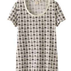 Orla Kiely Graphic S/S T-Shirt in Gray, $20.