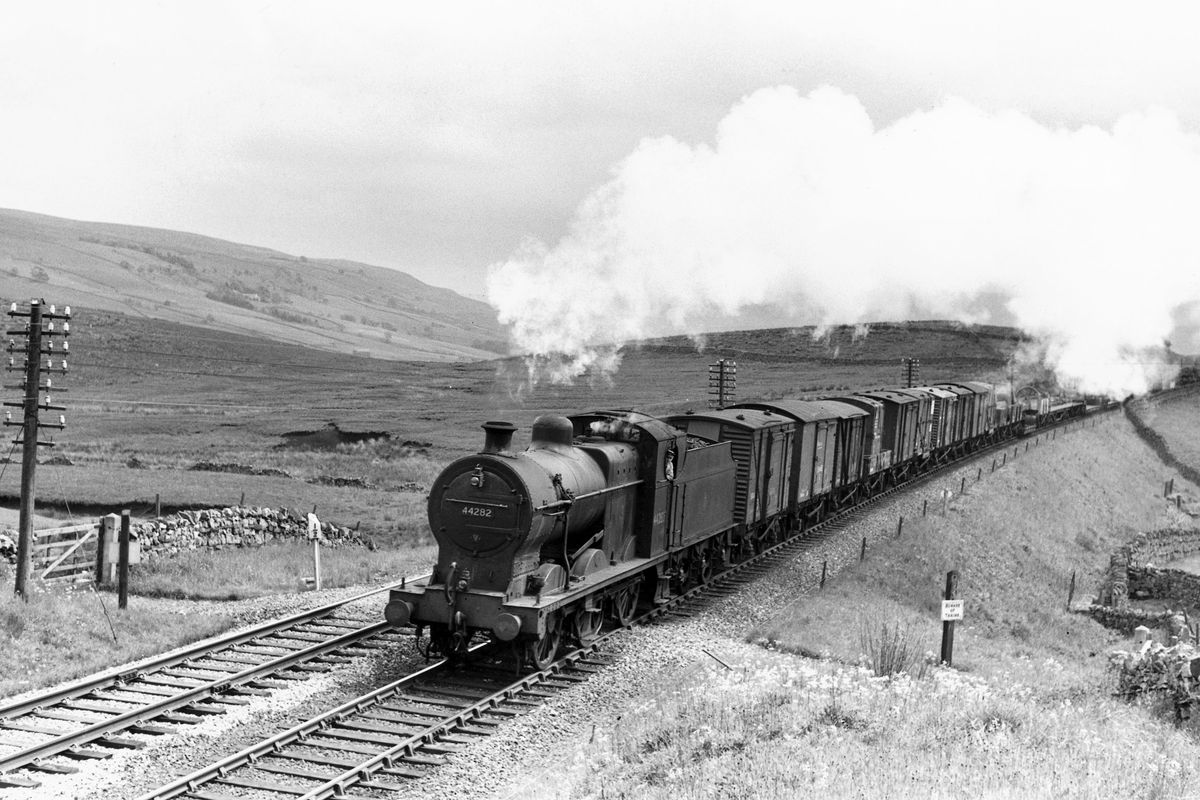 Midland Railway steam locomotive, 1955.