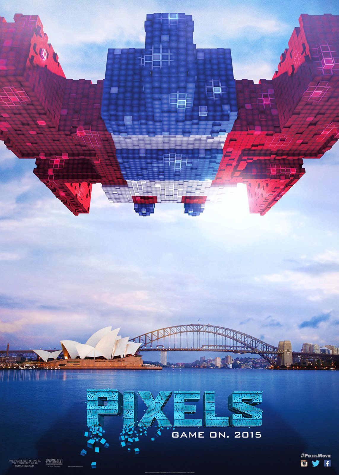 Pixels movie posters