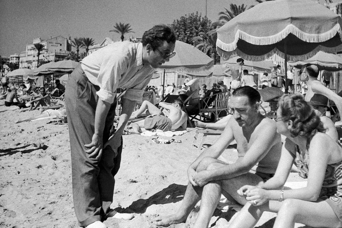 David Niven In Cannes, France In 1946 -