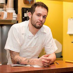 Tim Maslow, 27, Owner/Executive Chef, Strip-T's, Watertown, MA [Photo by Sophia Tsakmaklis]