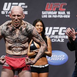 UFC 158 weigh-in photos