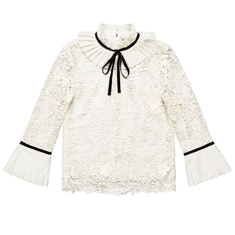 Erden for H&amp;M white lace blouse