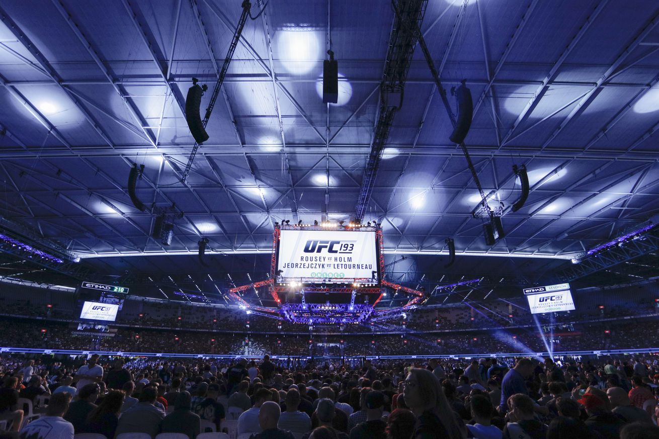 Etihad Stadium at UFC 193