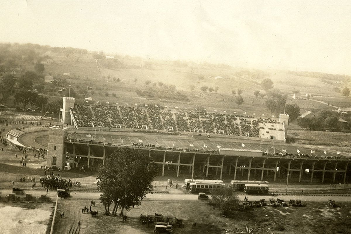 Memorial Stadium, from 1924