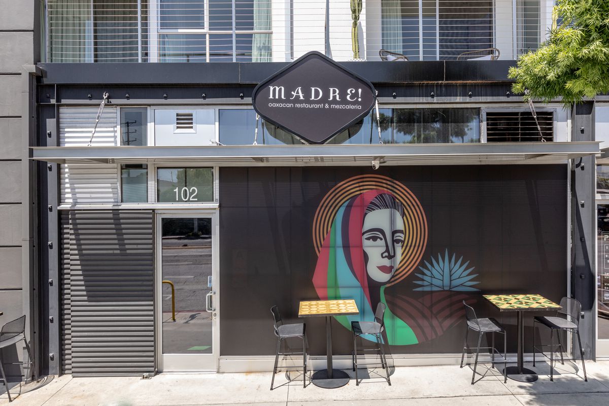 The exterior of Madre restaurant in West Hollywood