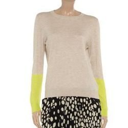 <a href="http://www.theoutnet.com/product/332605">Color-block cashmere sweater</a>, $198 