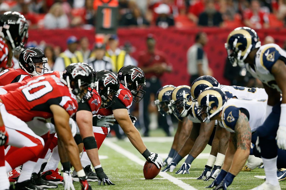 St Louis Rams v Atlanta Falcons. 