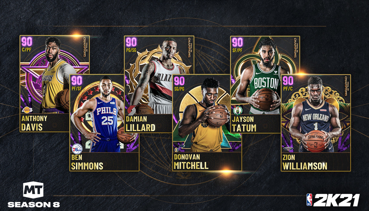 A look at the new cards for MyTeam Season 8.