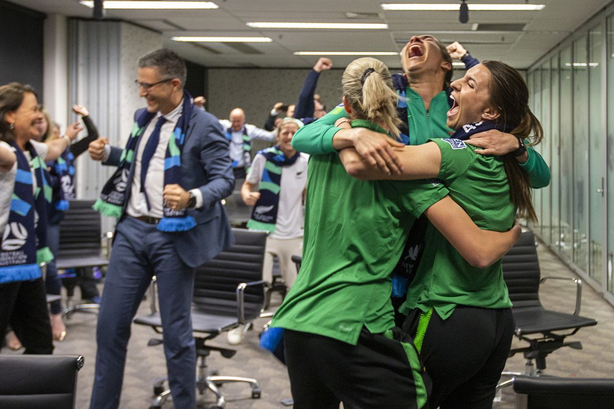 FFA &amp; Australian Bid Team Members Watch The 2023 FIFA Women’s World Cup Host Announcement