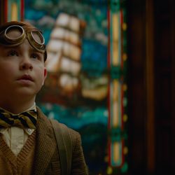 Owen Vaccaro stars as Lewis Barnavelt, a recently orphaned boy sent to live with his eccentric uncle in "The House With a Clock in Its Walls."