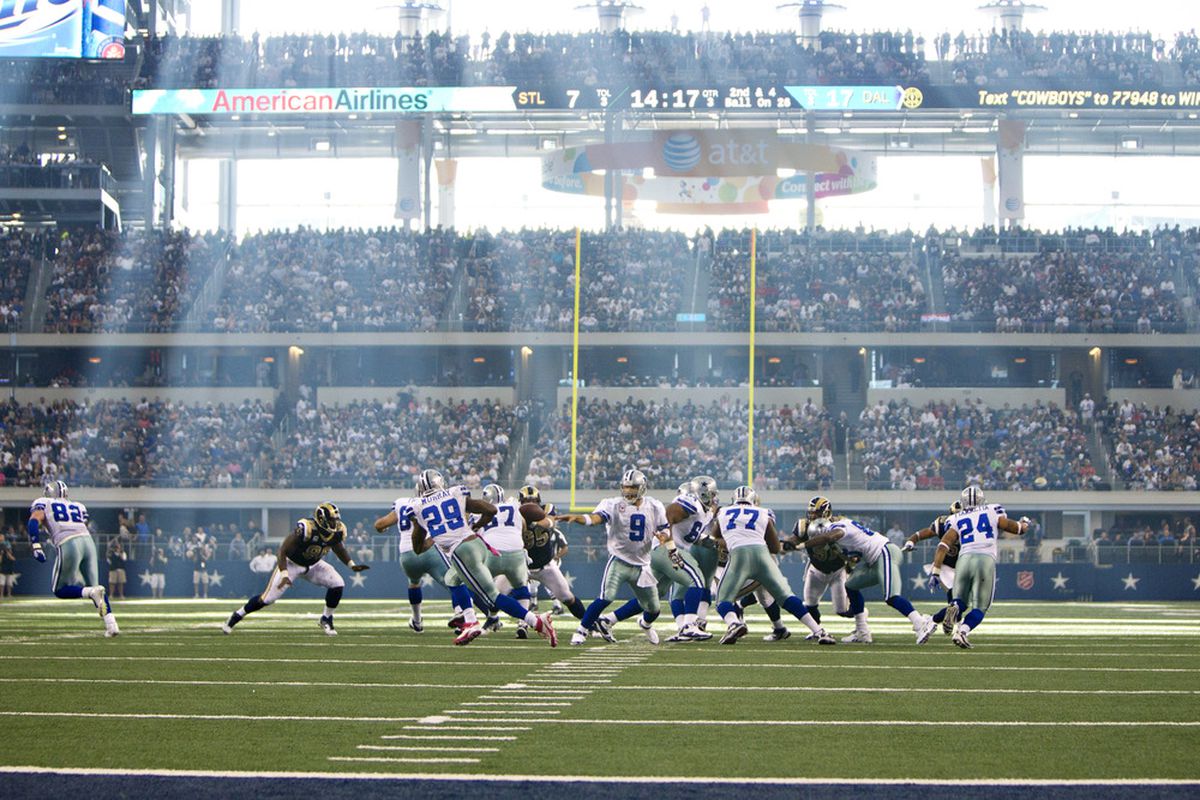 The sun was shining on the Cowboys against the Rams - and one Cowboy in particular. 