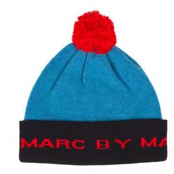 Marc by Marc Jacobs ski hat, <a href="http://www.marcjacobs.com/marc-by-marc-jacobs/womens/scarves-and-accessories/m0001959/logo-ski-hat?sort=">$78</a>