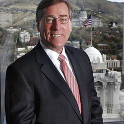 Scott Anderson, president of Zions Bank Tuesday, March 27, 2012, in Salt Lake City, Utah.   