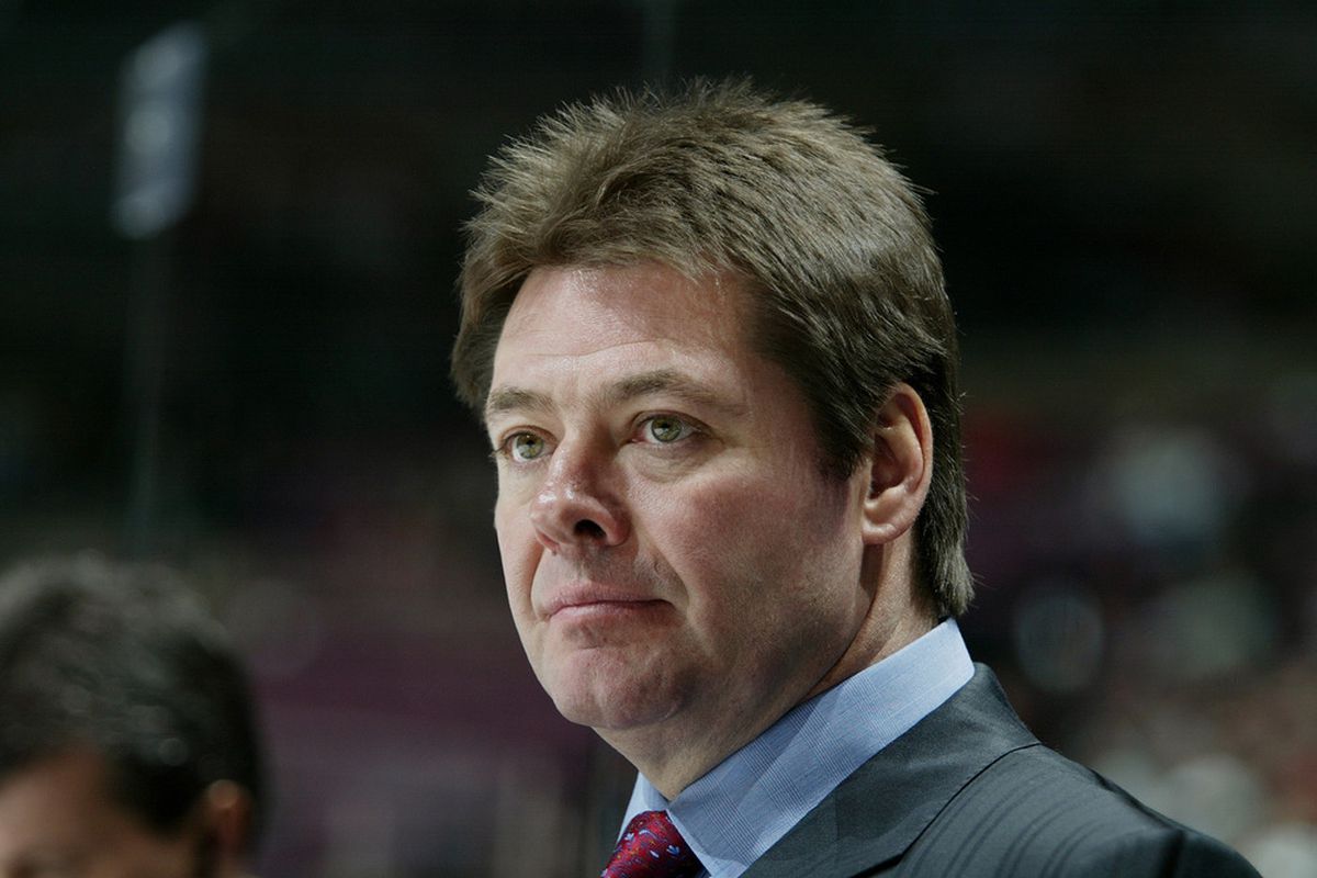 According to reports September 7, 2011, Brad McCrimmon, a former NHL player, died when a plane carrying the KHL's Lokomotiv Yaroslavl team crashed after taking off near the city of Yaraslavl in Russia.  (Photo by Andy Marlin/Getty Images)