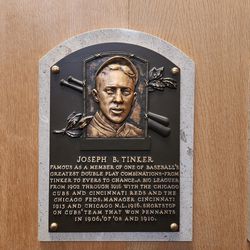 Joe Tinker plaque