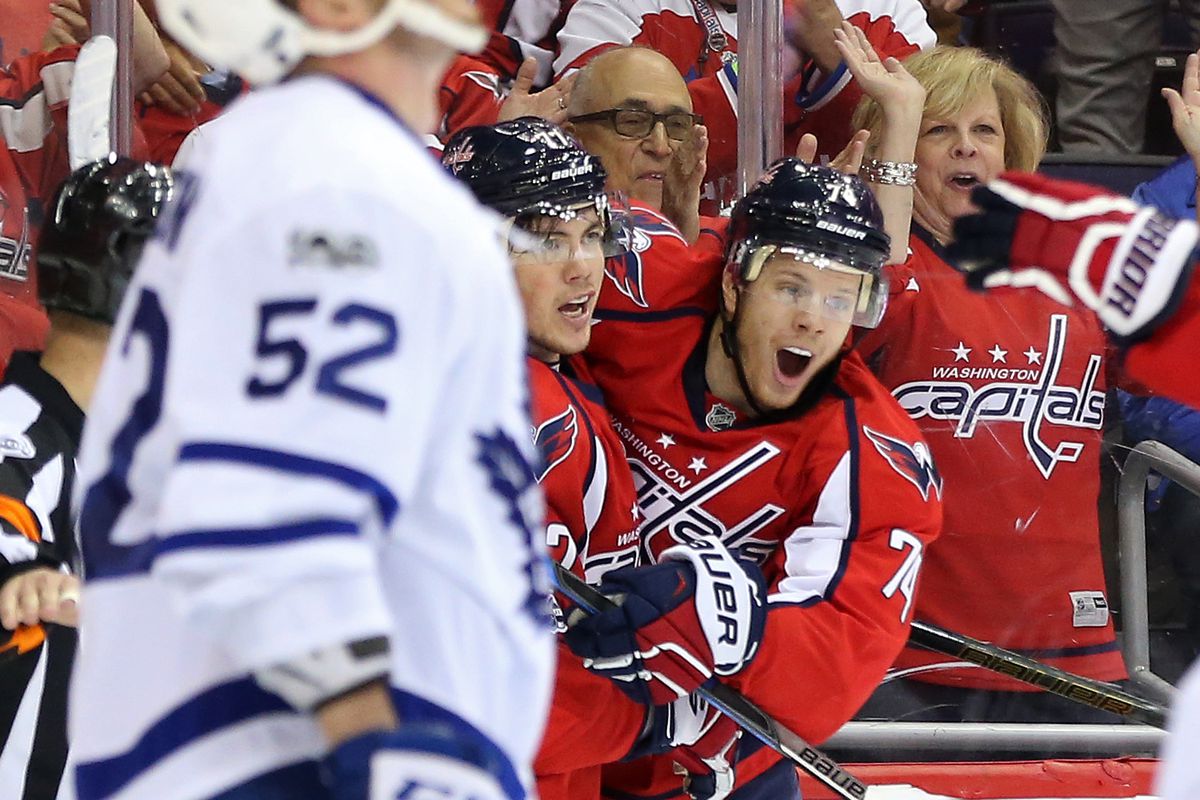 NHL: Stanley Cup Playoffs-Toronto Maple Leafs at Washington Capitals