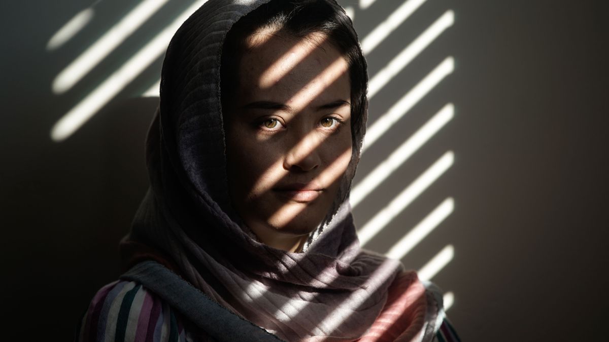 Afghan refugee Shazia&nbsp;Kakaie poses for a portrait at her house in North Salt Lake.