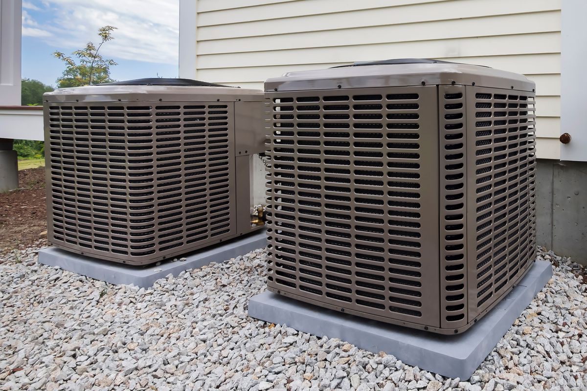 HVAC heating and air conditioning residential units.