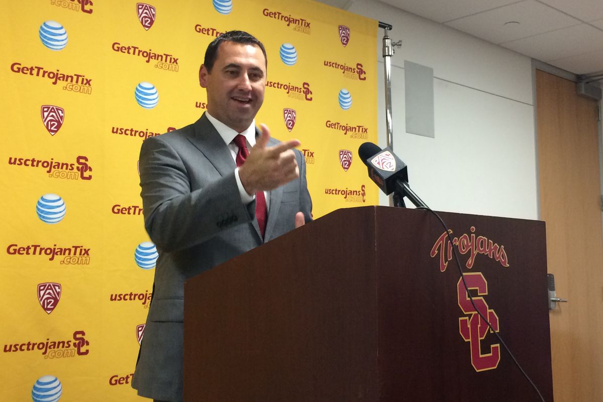 Coach Sarkisian dressed the part for success.