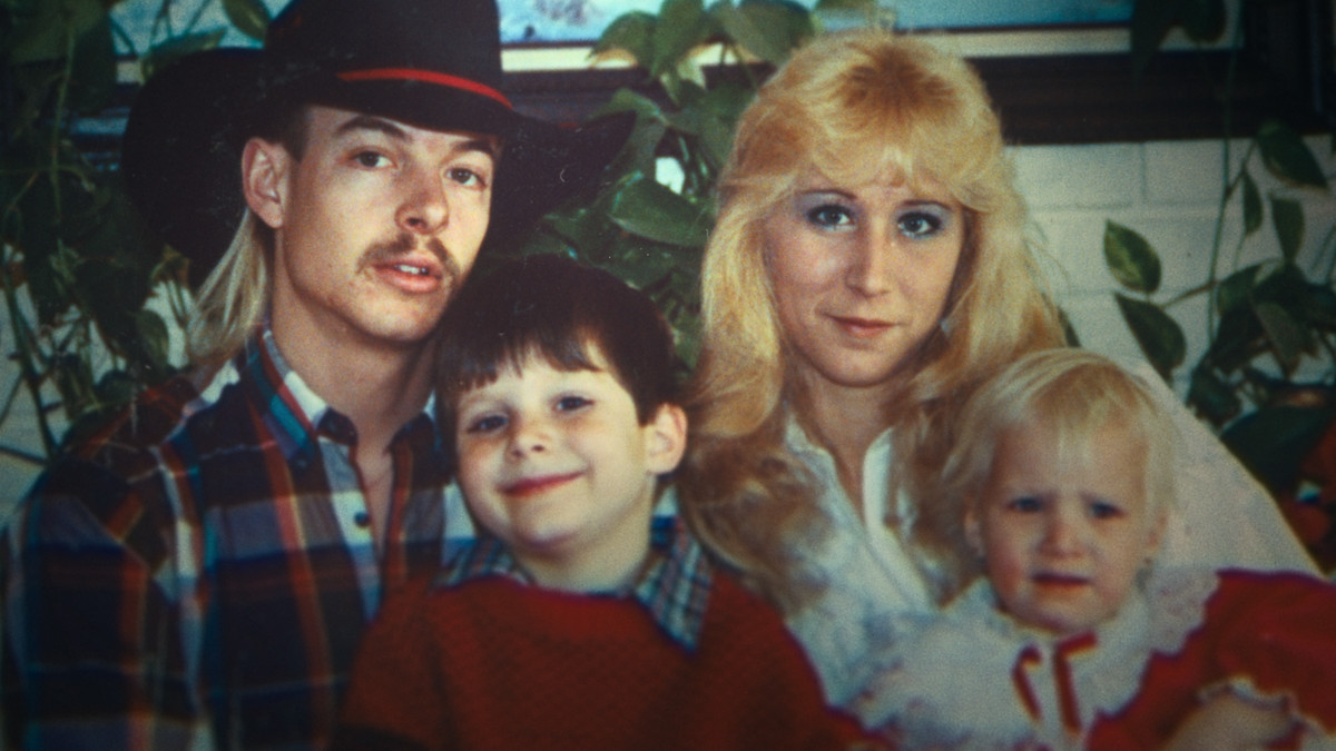 Joe Exotic and family in a file photo seen in Tiger King 2