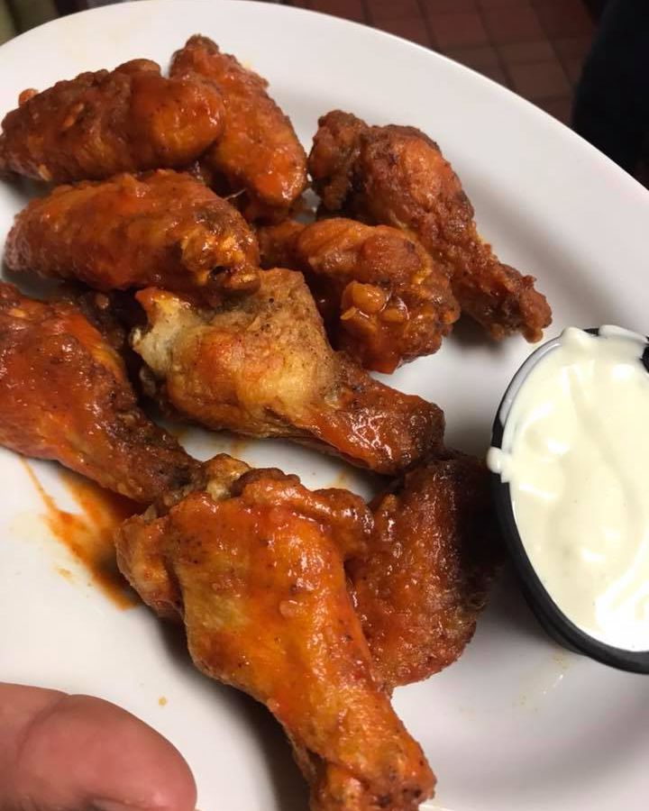 The wings at Whiskey’s