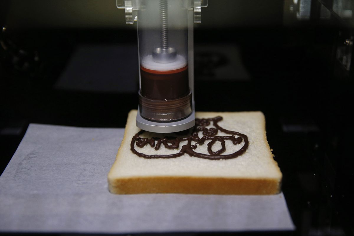 The XYZprinting 3D Food Printer unveiled at CES 2015